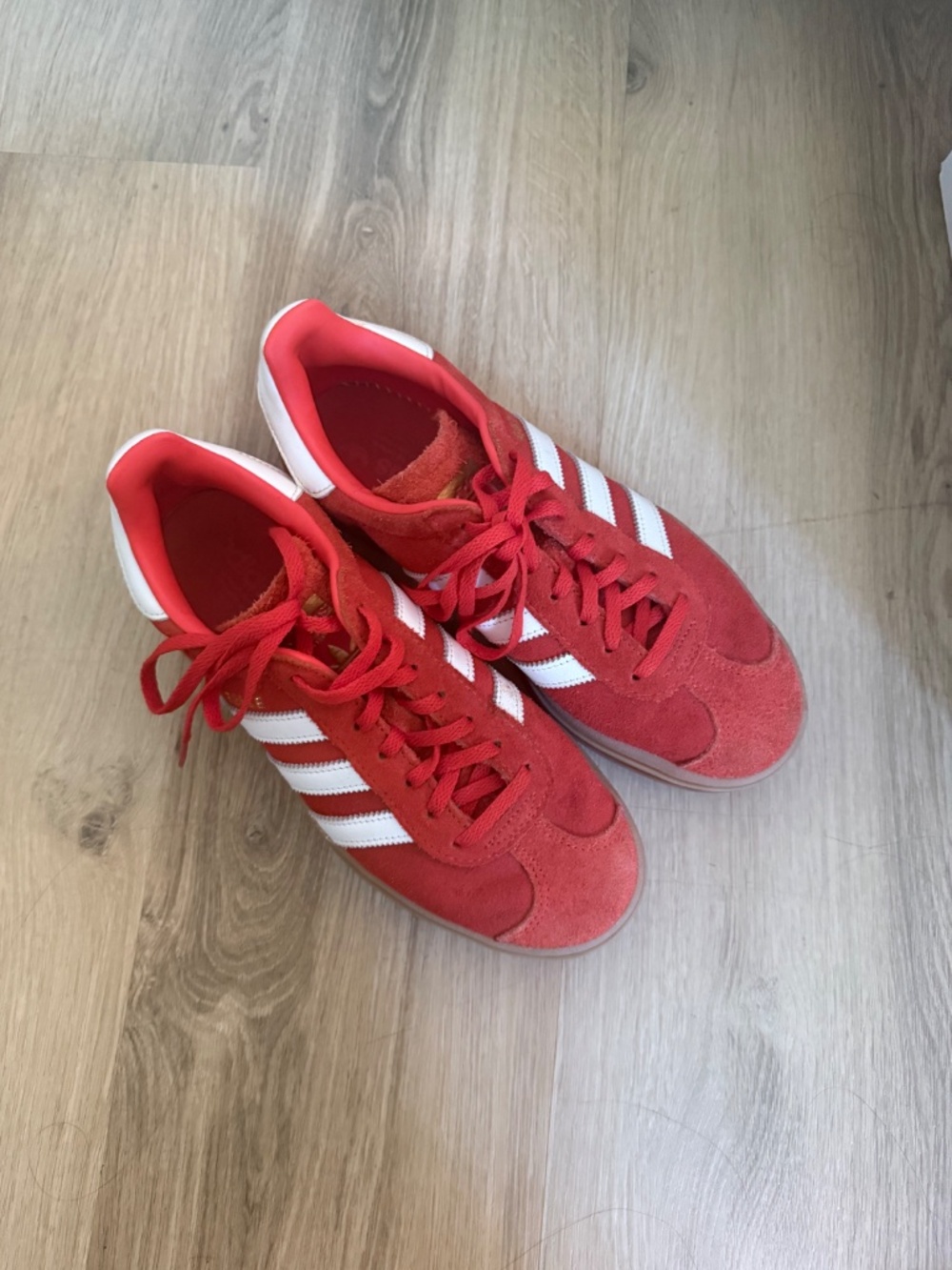Adidas Gazelle Bold Collegiate Orange Gum - Picture 2 of 4